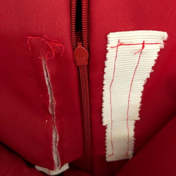 Strapless Silk Designer gown w shawl - Picture 9 of 10